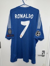 Adidas Real M. Ronaldo 7 CR7 2013/14 away   Football Shirt UCL Patches