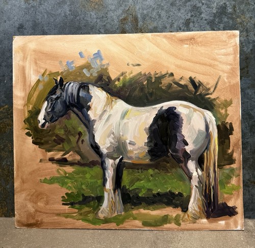 Vintage impressionist oil - vintage,
