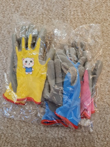 Kids garden gloves 5 pack - -,