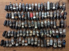Job lot 100 Valves/ Vacuum Tubes, Mullard,Brimar,Tungsol,Marconi Etc. Not Tested