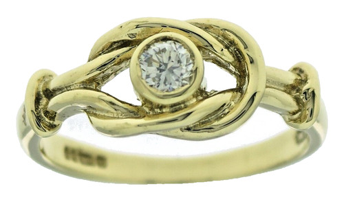 Diamond rings size 2 gold - rings, 1/2