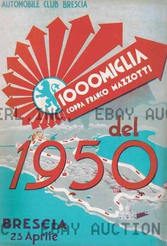 1950 mille miglia automobile - 1950,