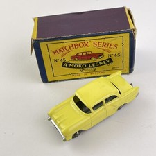 Vintage Boxed Matchbox Lesney Moko No. 45 Vauxhall Victor Yellow