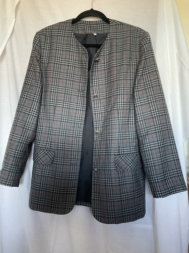 Ladies pure wool jacket - ladies, grey