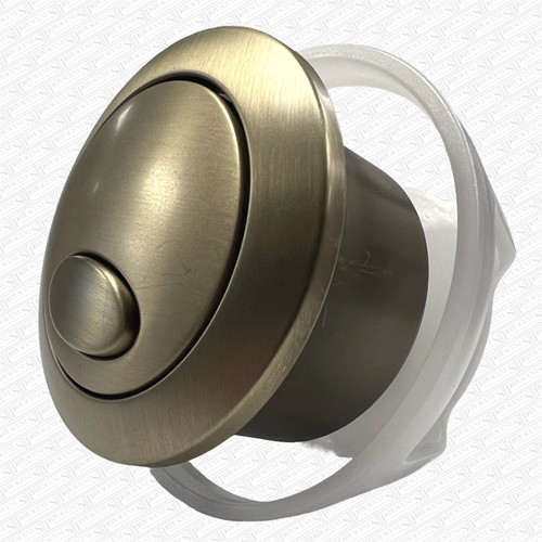 Brushed brass finish toilet - brushed,