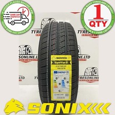 1 X 215 70 15C SONIX 215/70R15C 109/107R BRAND NEW VAN C & B RATED TYRE 2157015