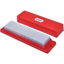 8" Sharpening Stone and Box Dual Side Grit Whetstone Pen Knife Blade Chisel Tool