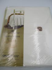 Asda Extra Special Waffle Weave 100% Cotton Duvet Cover & 1 Pillowcase