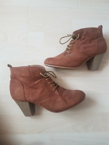 Matalan ladies tan suede ankle - tan,