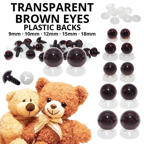 Transparent brown eyes - brown, with
