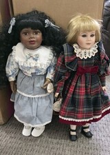 2× Alberon Vintage Dolls