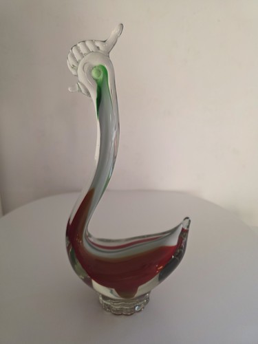 Murano art glass rooster - art,