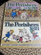 Set of 2 vintage The Perishers Cartoon Books Funny No 20 And 21 Maurice Dodd