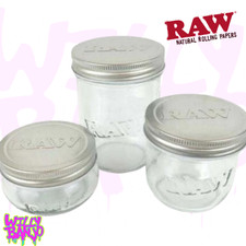 RAW Glass Mason Storage Jars