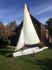 Topper Topaz UNO sailing dinghy with trolley & cover
