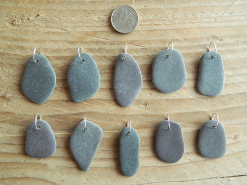 Drilled sea slate - drilled,