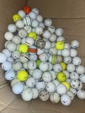 50 Used GolfBalls-Mixed Lot With Brands Such As Titleist Callaway Taylormade
