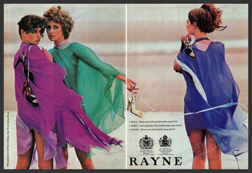 Rayne shoes models beach 1970s - shoes,