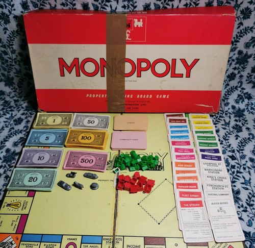 Monopoly 1930 board with - 1930's,
