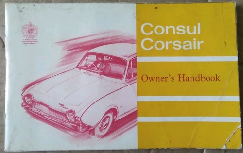 Ford consul corsair - consul, owners