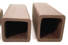 Square shaped ceramic breeding hiding fish cave Pleco Catfish Cichlid Shrimps