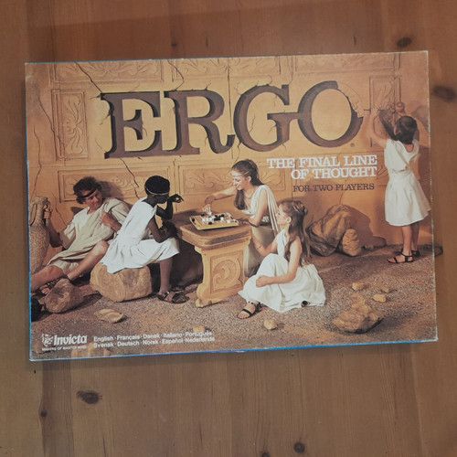 Vintage 1977 ergo board game - board,