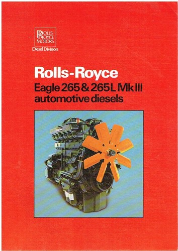 Rolls royce eagle 265 - rolls-royce, &