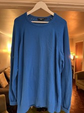 Glenmuir 1891 Blue 80% Lambswool Jumper Size XL Good Condition Golf Wear