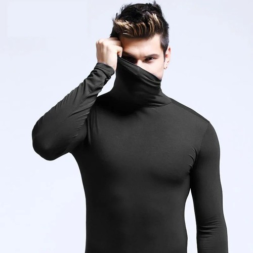 Mens roll neck lightweight - neck,