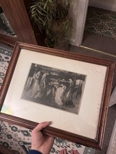 FRAMED PRINT DANTES DREAM