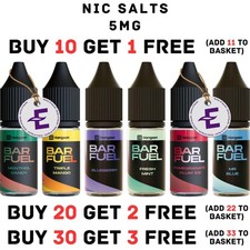 Bar Fuel 5mg Nic Salts 10ml e