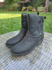 Teva Women's Delavina Dos Premium Leather Boot. UK Size 5. Black Leather