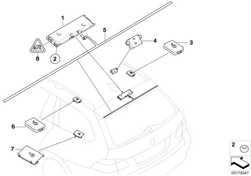 Bmw genuine diversity antenna - diversity,