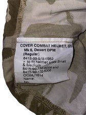 DPM CAMO  MK6 GS COMBAT HELMET