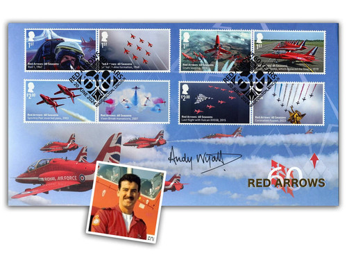 Red arrows full - arrows, signed