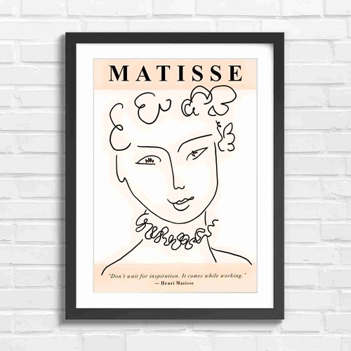 Minimalist line art portrait - art,