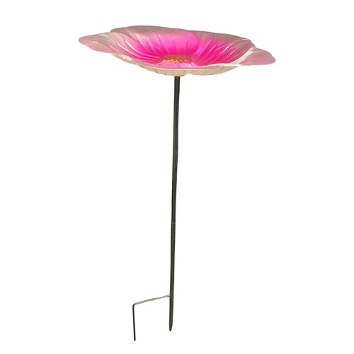 Wildwood metal bird bath pink - wildwood,