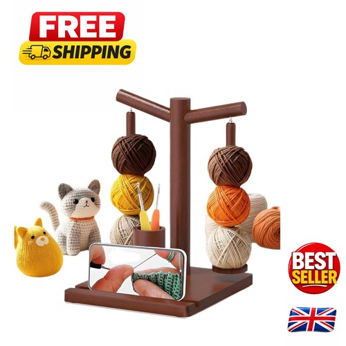Magnetic yarn winder with - yarn,
