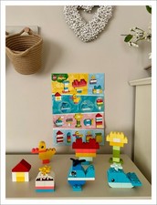 Lego Duplo Heart Box Set 10909, Partial Set of 57 Bricks with Instructions