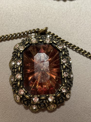 Vintage avon solid pendant - solid,