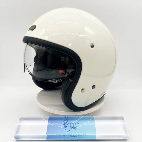 Shoei white open face - open,