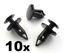 10x Renault 8mm Push Fit Rivets for Engine Undertray, Splash Guards and Shields
