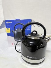 Russell Hobbs Worcester Exclusive 1.5L Rapid boil 3000W Dome Kettle Black 23902