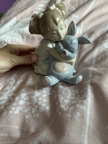 Nao figurine girl with - figurine, bunny