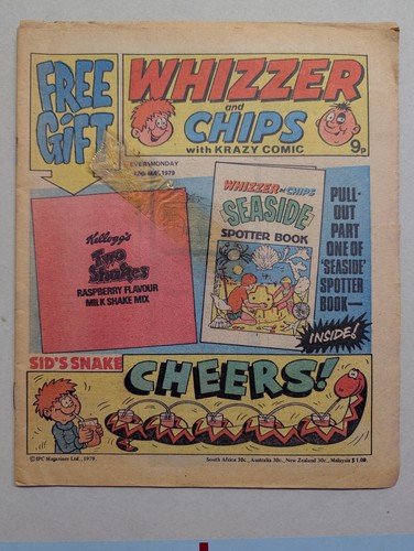 Whizzer and chips comic - whizzer,