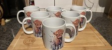 Highland Cow Mug set of 6