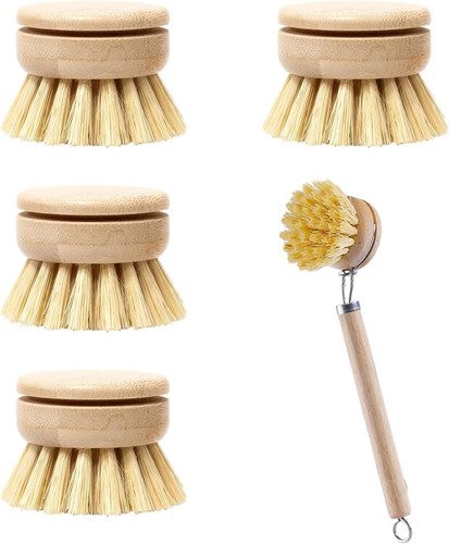 4pcs wooden washing - washing, up