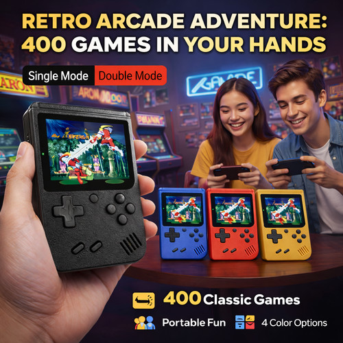 Retro handheld game console - handheld,