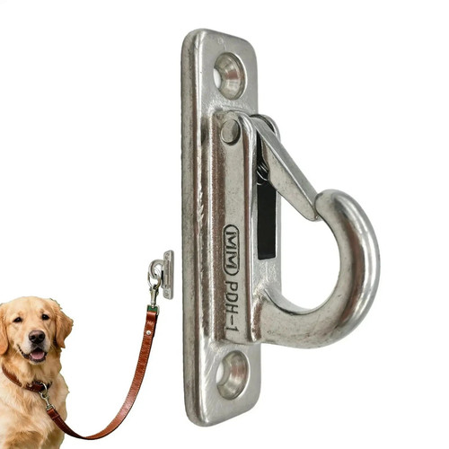 Wall mount stainless steel - stainless, dog