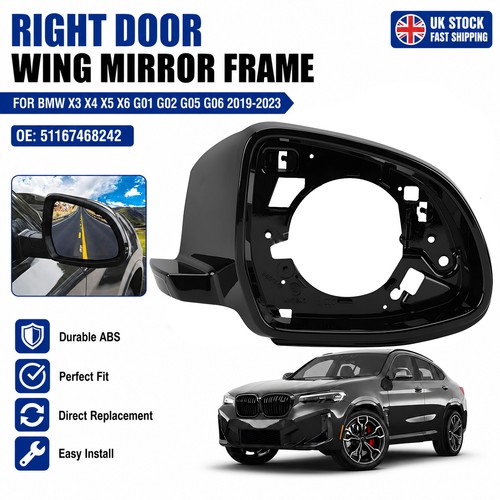 Right wing door mirror frame - right,